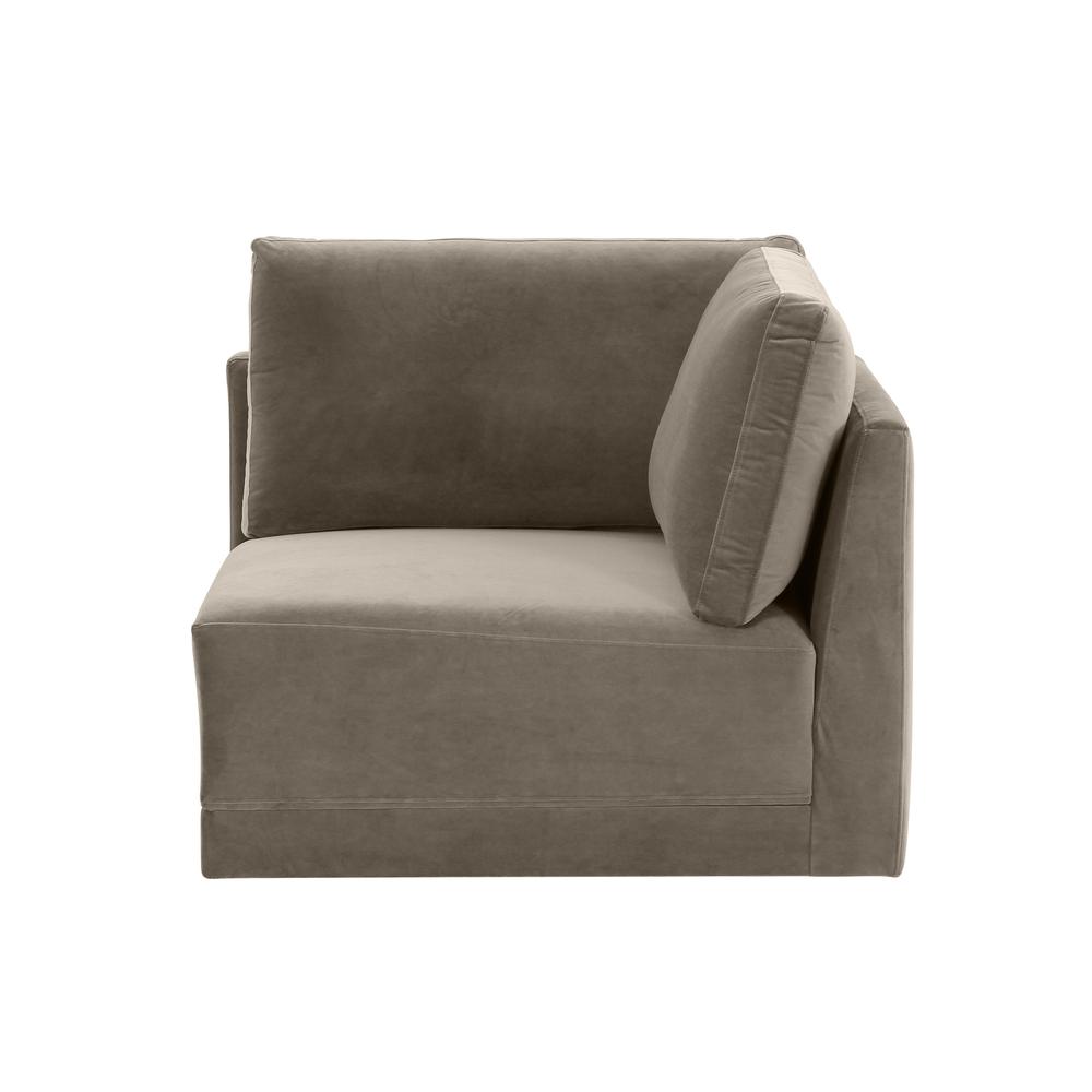 Willow Taupe Corner Chair. Picture 3