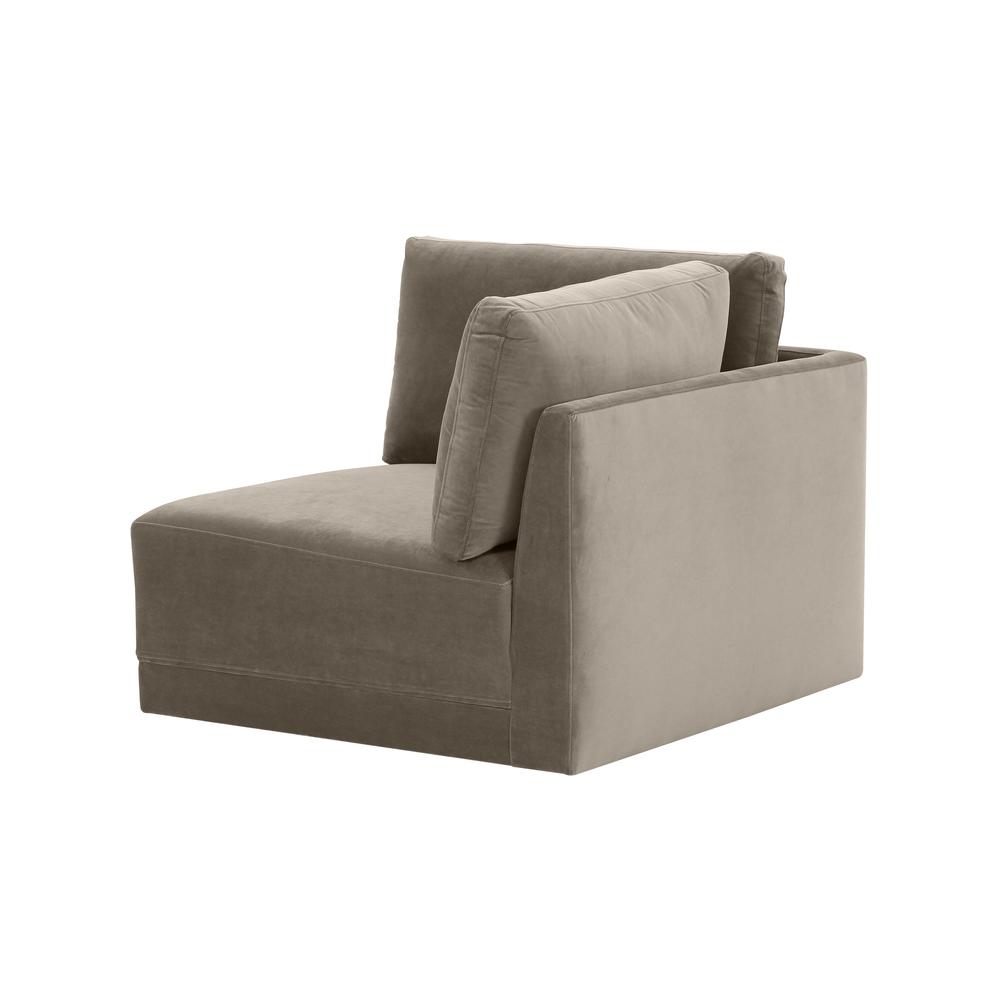 Willow Taupe Corner Chair. Picture 4