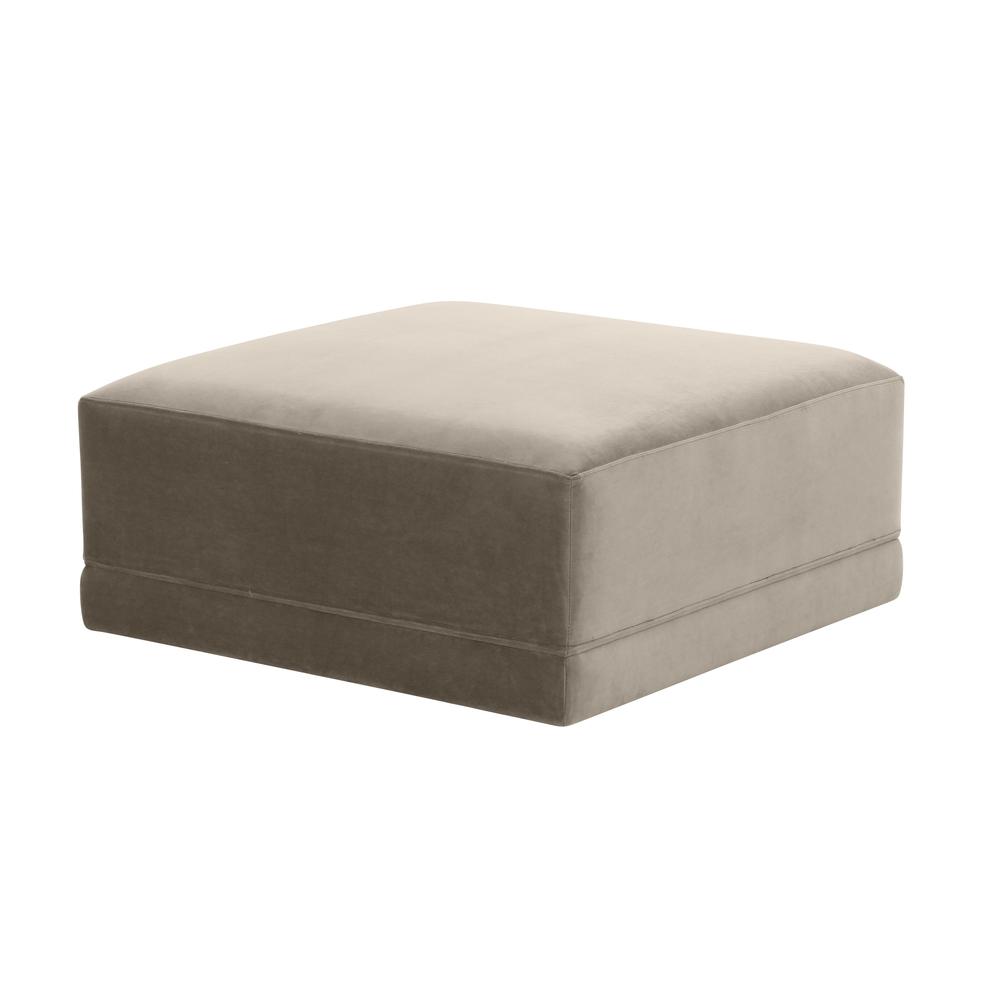 Willow Taupe Ottoman. Picture 1