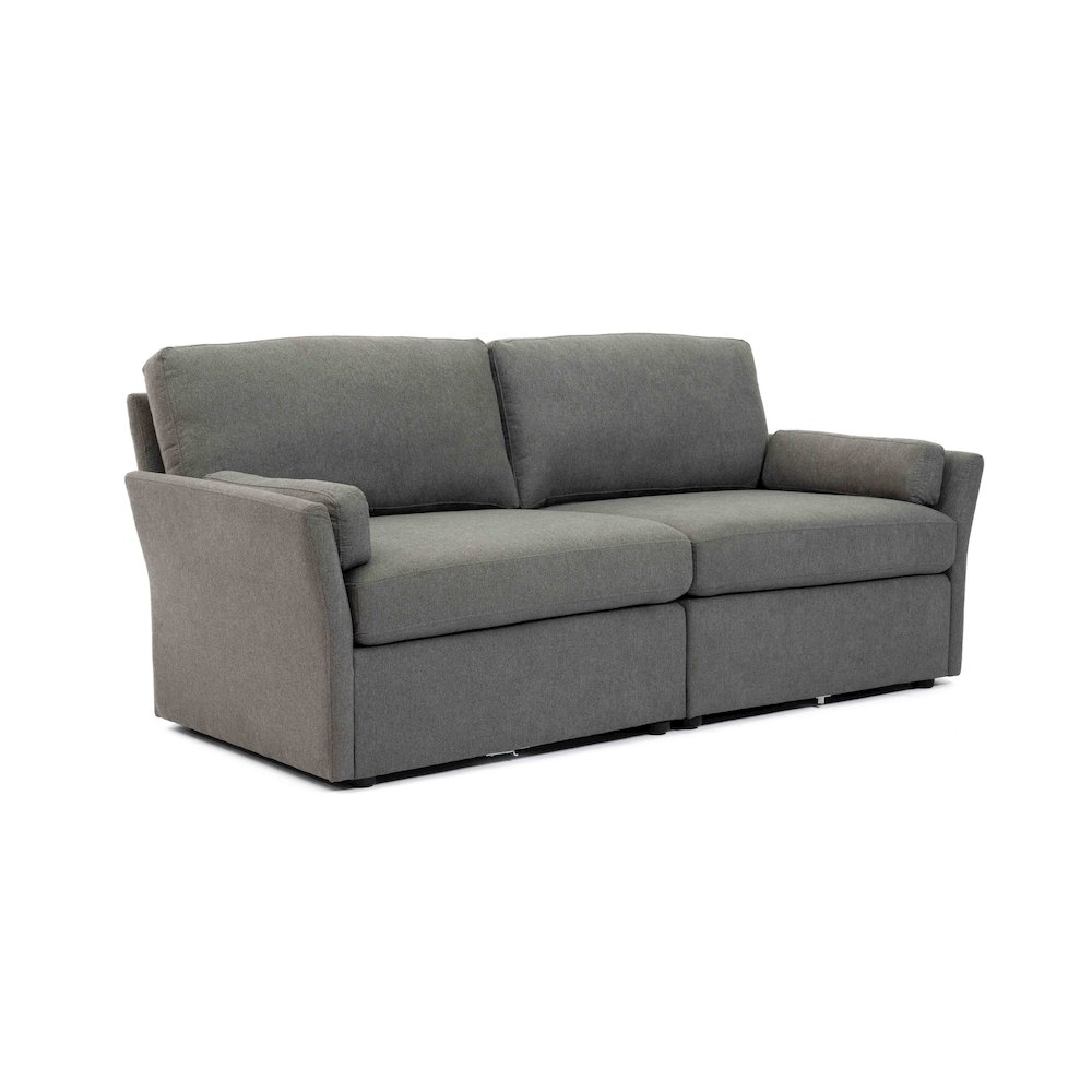 Catarina Gray Loveseat. Picture 1