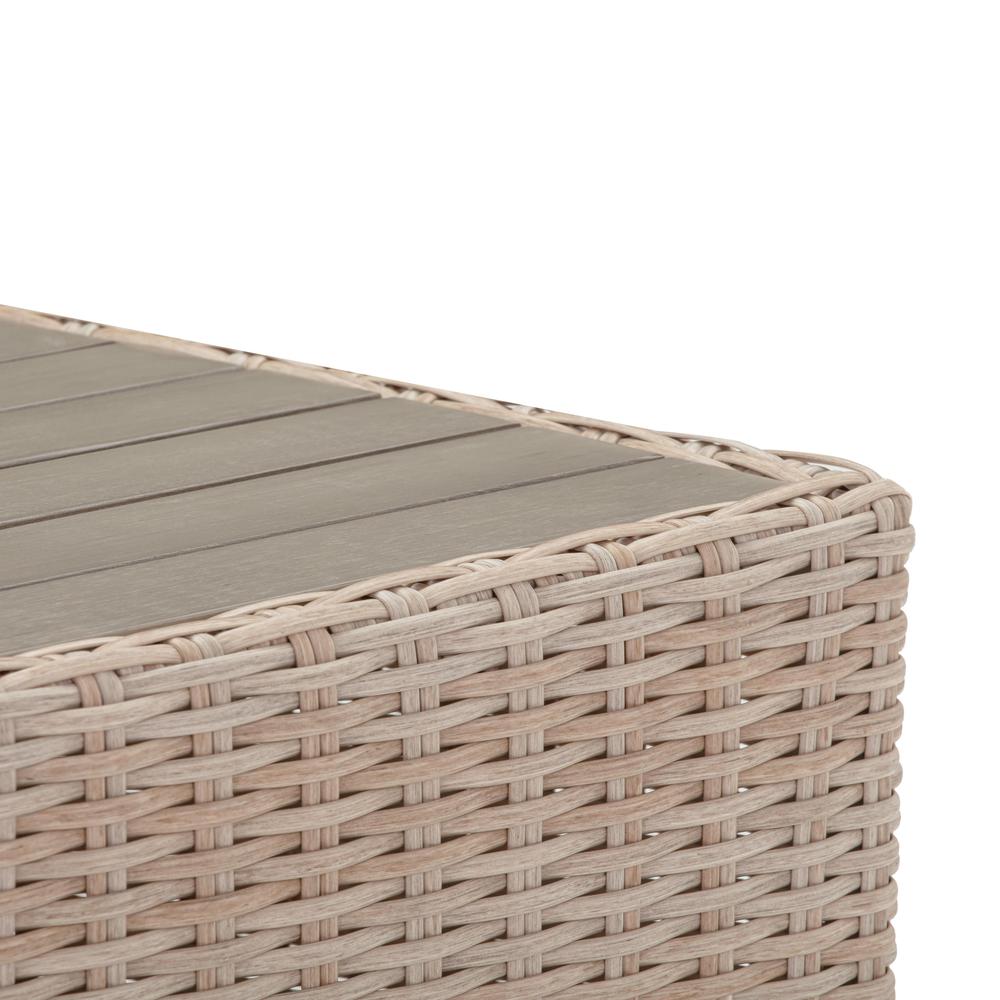 Cali Natural Wicker Outdoor Ottoman. Picture 8