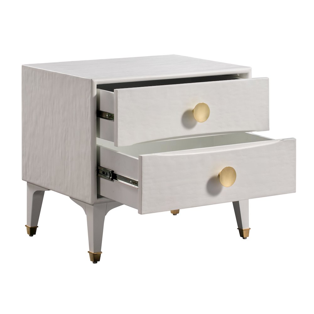 Divine White Nightstand. Picture 4