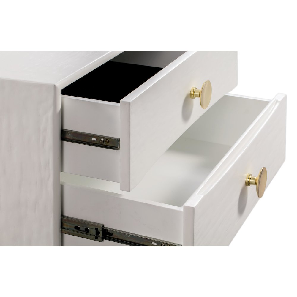 Divine White Nightstand. Picture 5