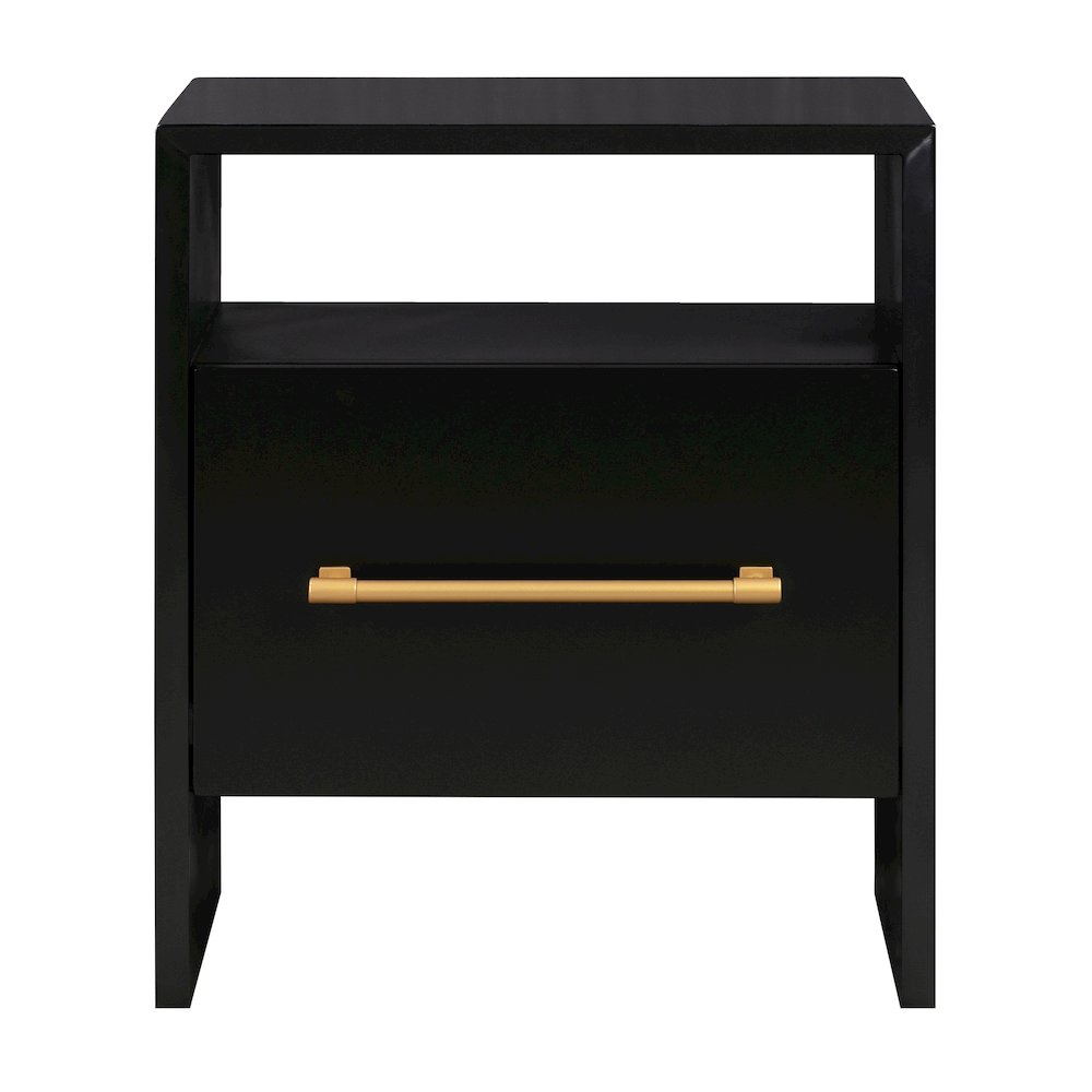 Libre Black Nightstand. Picture 3