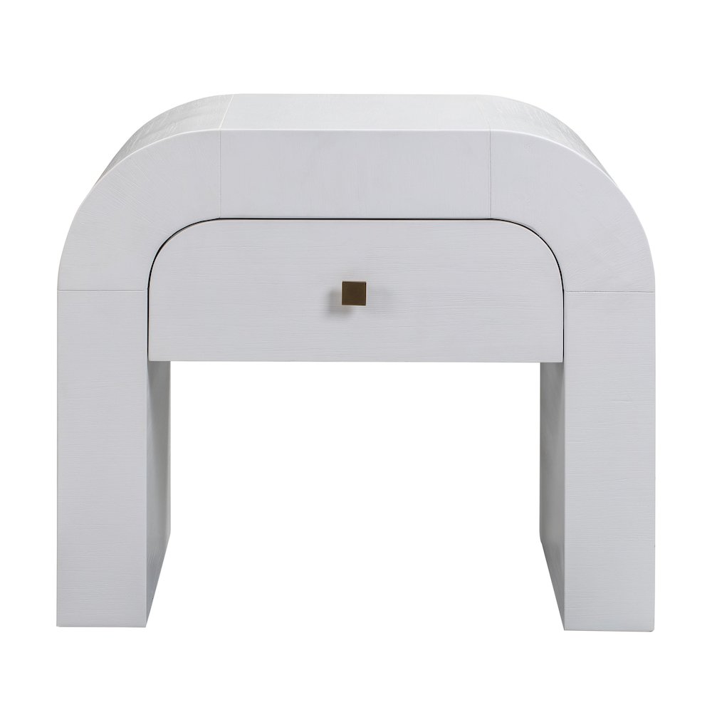 Hump White Nightstand. Picture 3