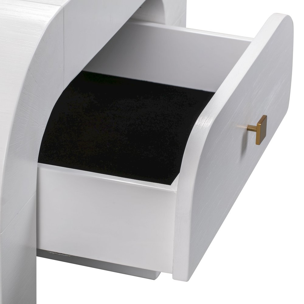 Hump White Nightstand. Picture 6