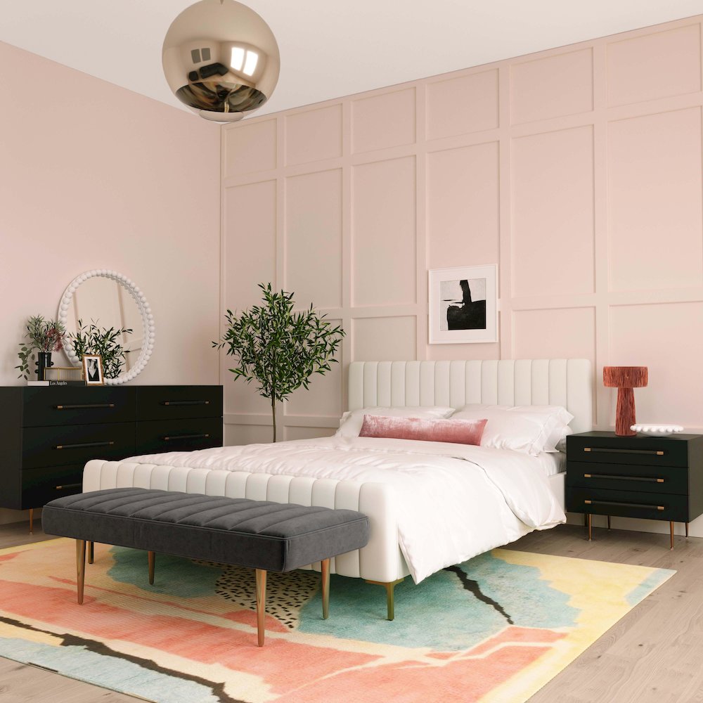 Trident Black 6 Drawer Dresser. Picture 9