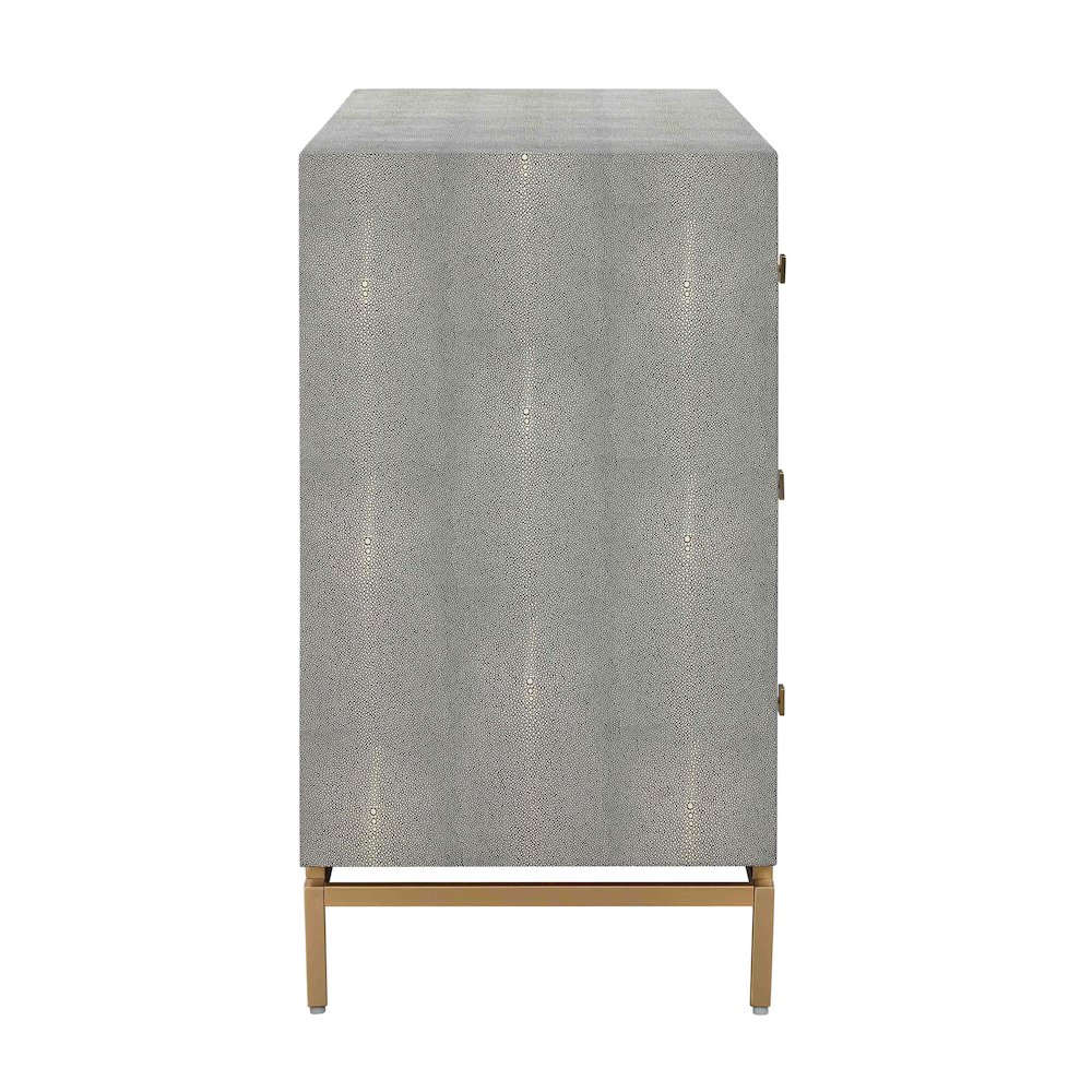 Pesce Shagreen 6 Drawer Dresser. Picture 5