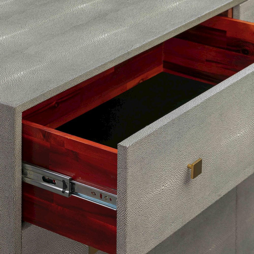 Pesce Shagreen 6 Drawer Dresser. Picture 7