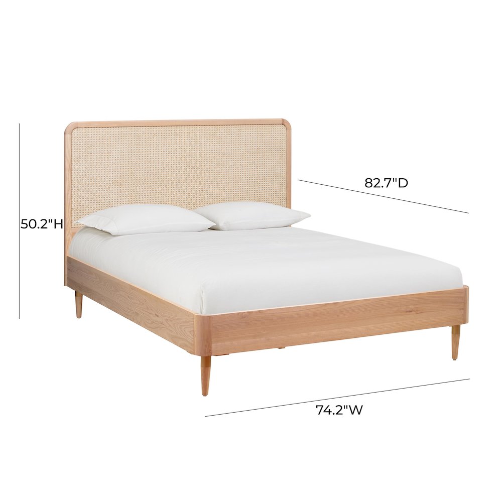 Carmen Cane Bed in UK Super King. Picture 9