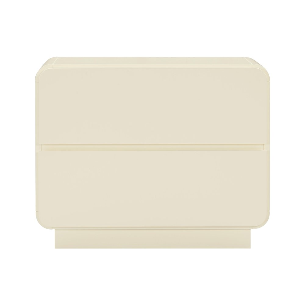 Sagura Cream Nightstand. Picture 3