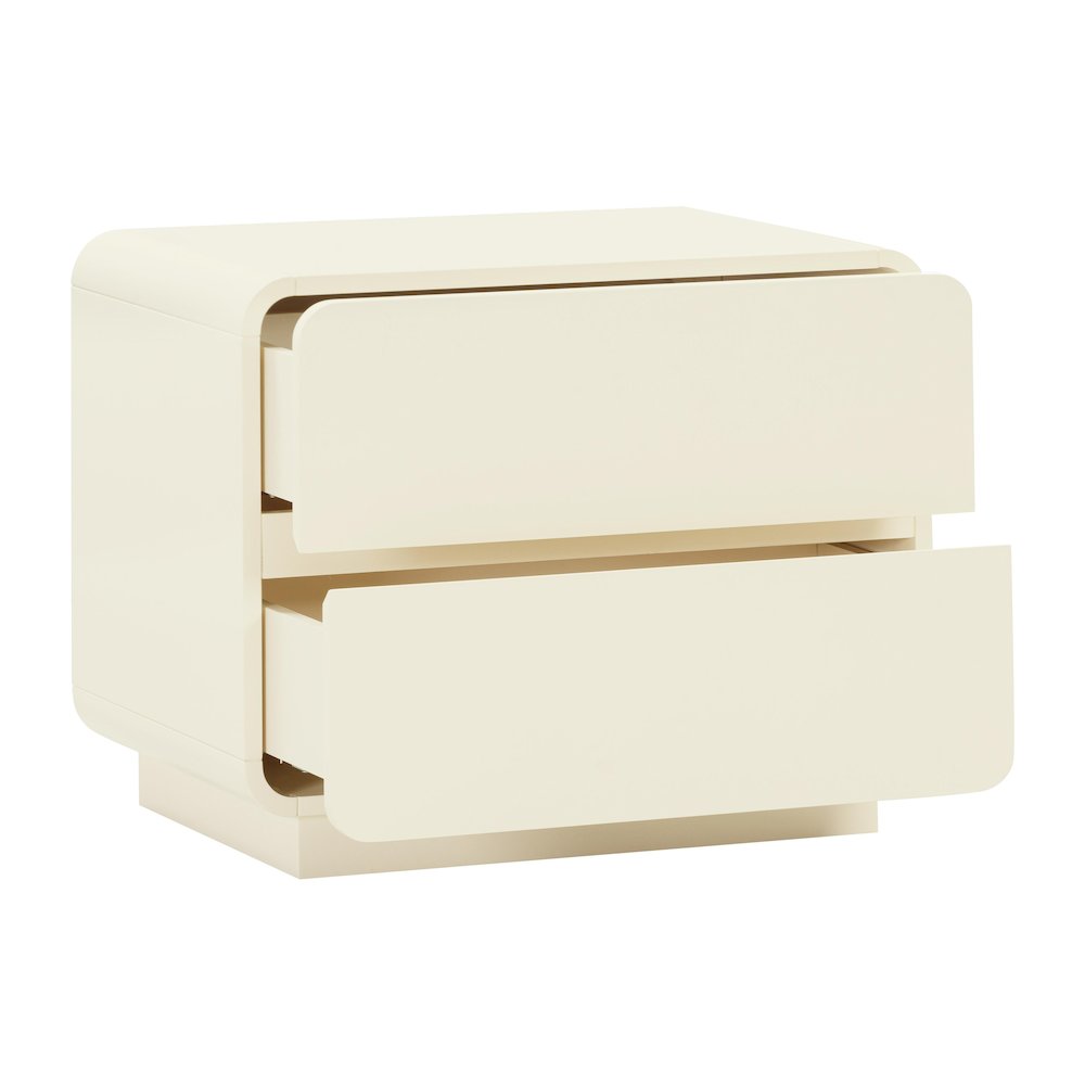 Sagura Cream Nightstand. Picture 4