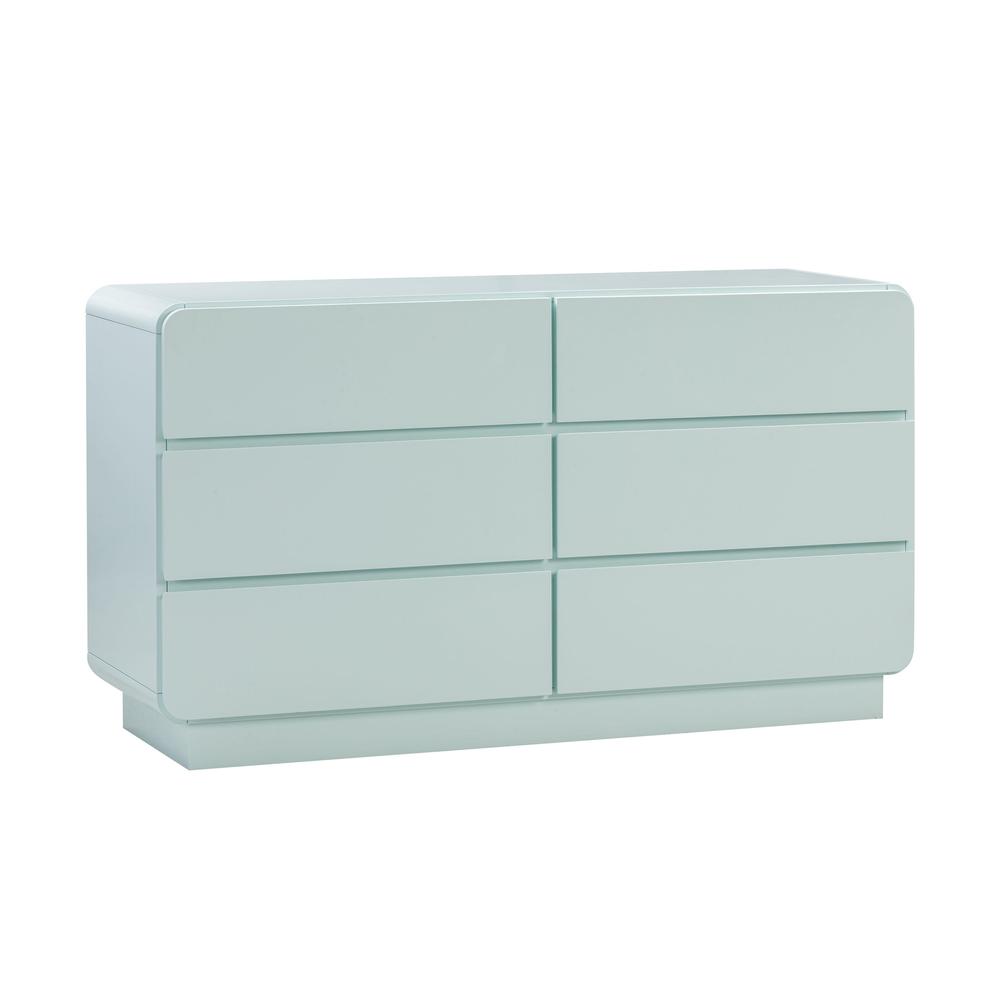 Sagura Blue 6-Drawer Dresser. Picture 1