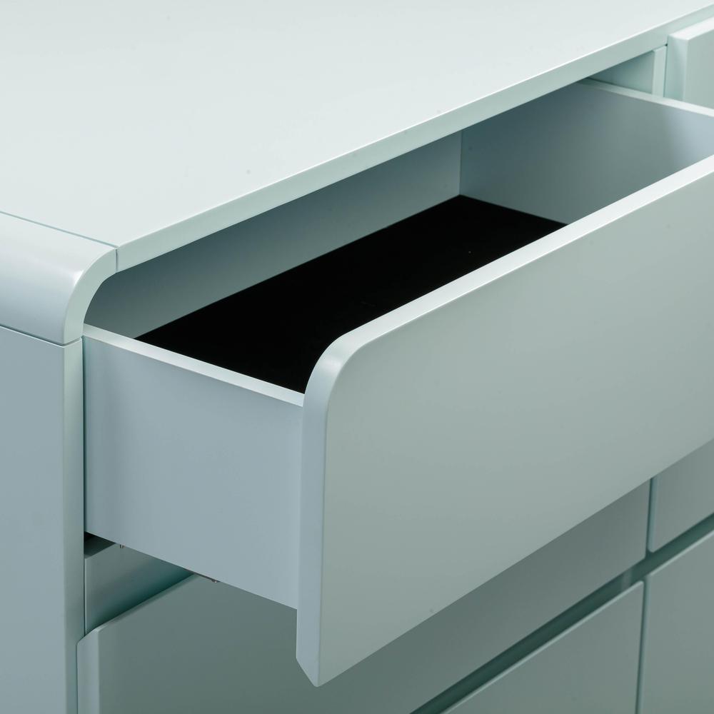 Sagura Blue 6-Drawer Dresser. Picture 6