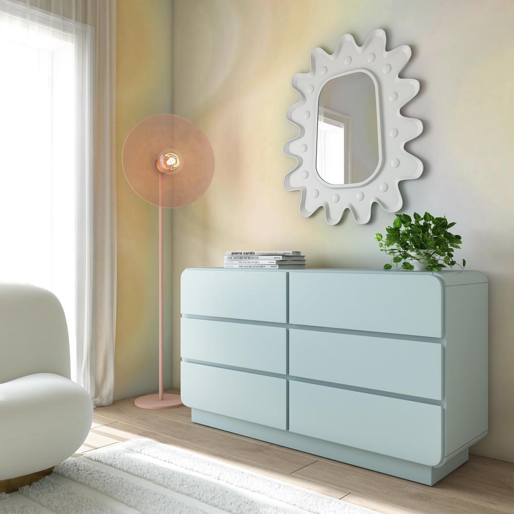 Sagura Blue 6-Drawer Dresser. Picture 9