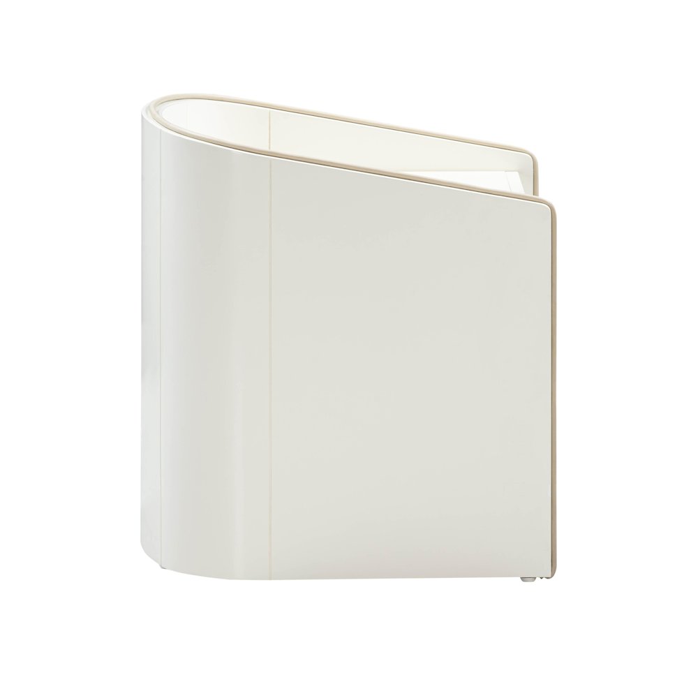 Collins Cream Lacquer Nightstand. Picture 4