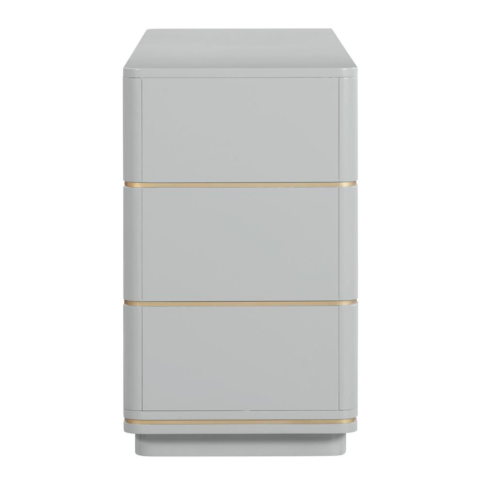 Julieta Grey 6 Drawer Dresser. Picture 3