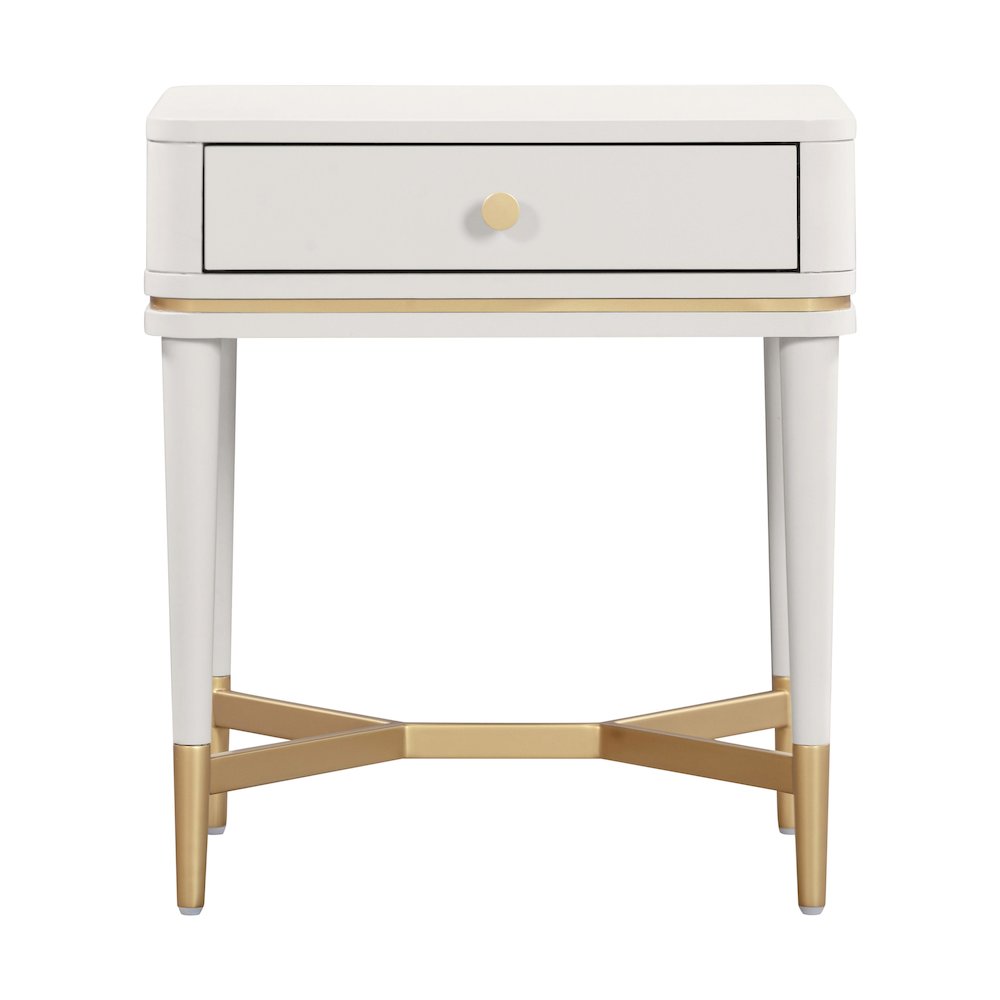 Julieta Cream Nightstand. Picture 3
