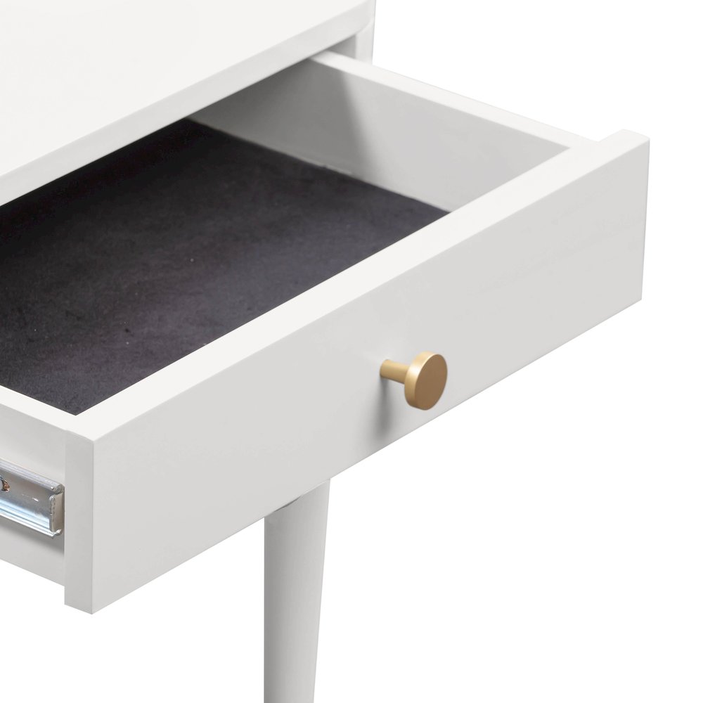 Julieta Cream Nightstand. Picture 5