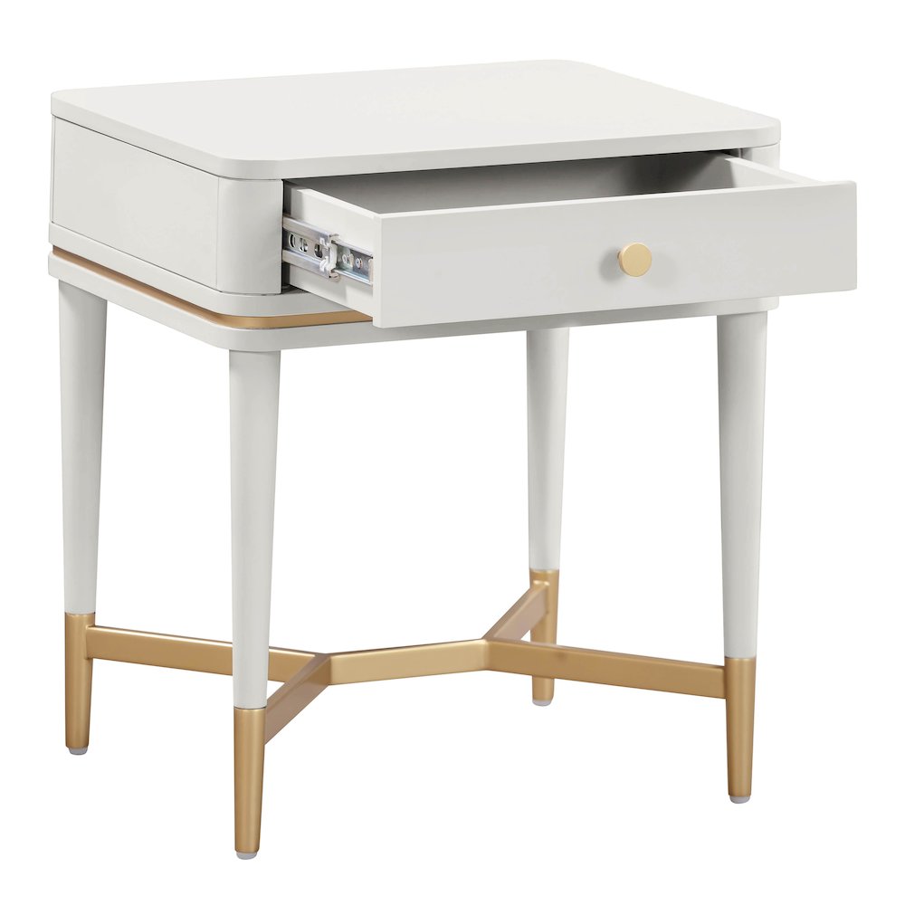 Julieta Cream Nightstand. Picture 7