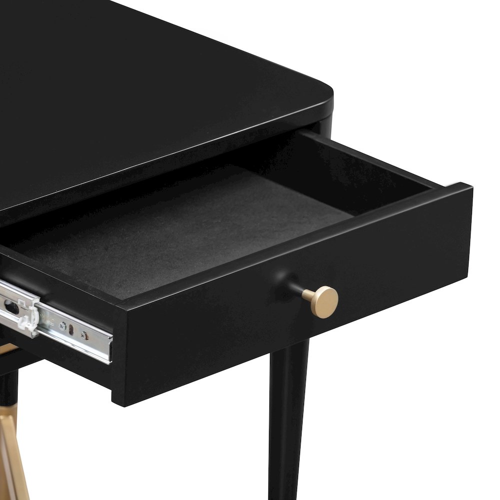 Julieta Black Nightstand. Picture 5