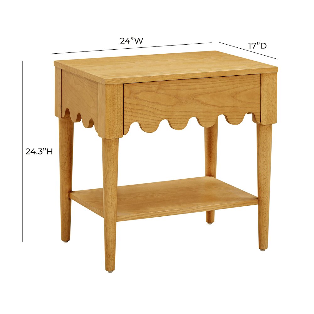 Oodle Natural Ash Nightstand. Picture 8