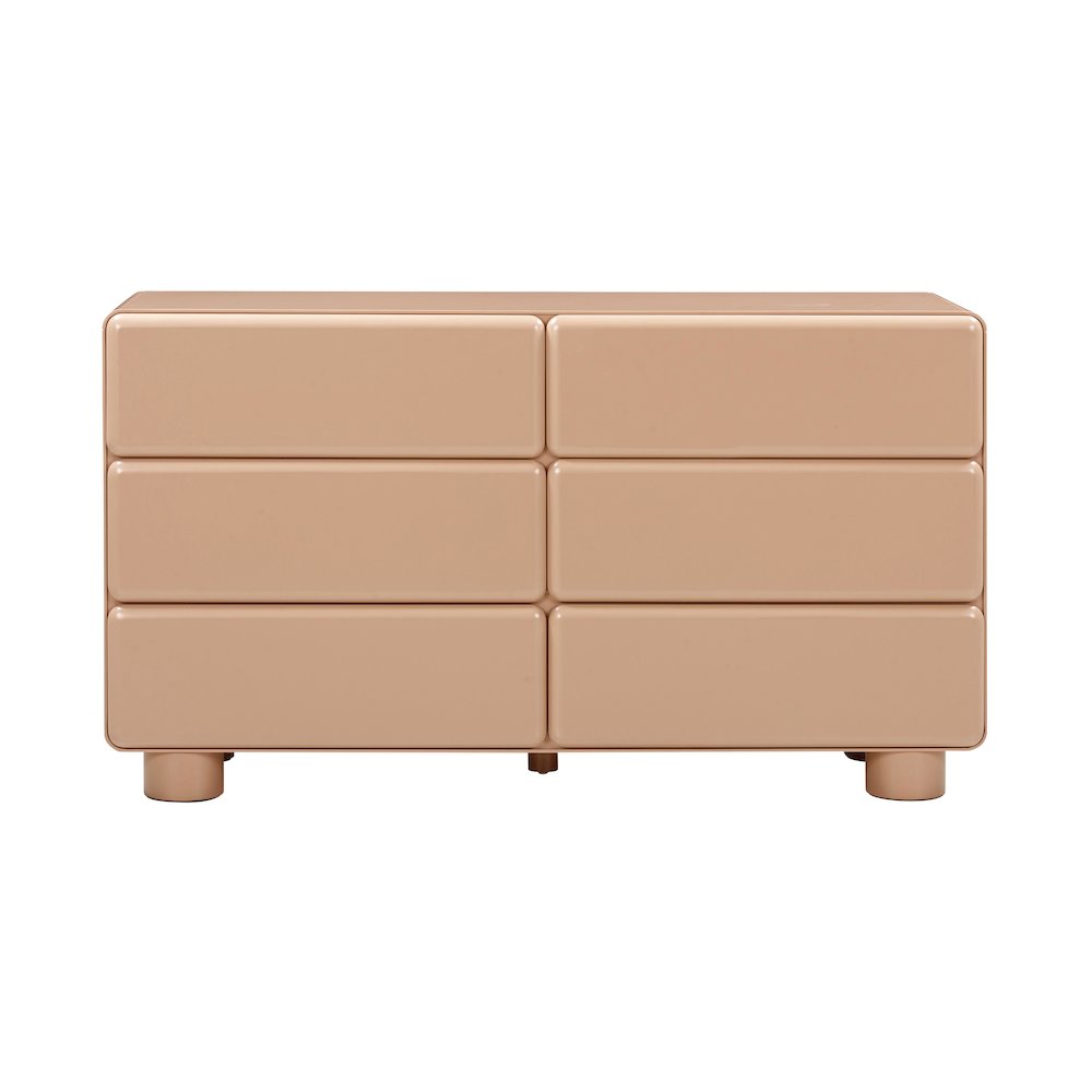 Tammy Taupe 6-Drawer Dresser. Picture 3
