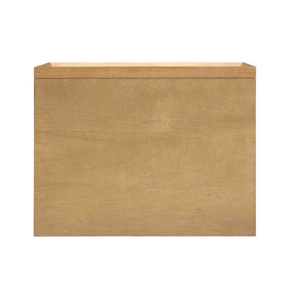 Miles Natural Rubberwood Nightstand. Picture 6