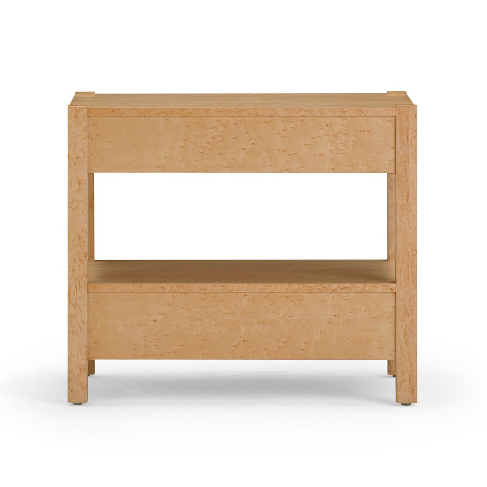 Brandyss Birdseye Maple 2-Drawer Nightstand. Picture 5