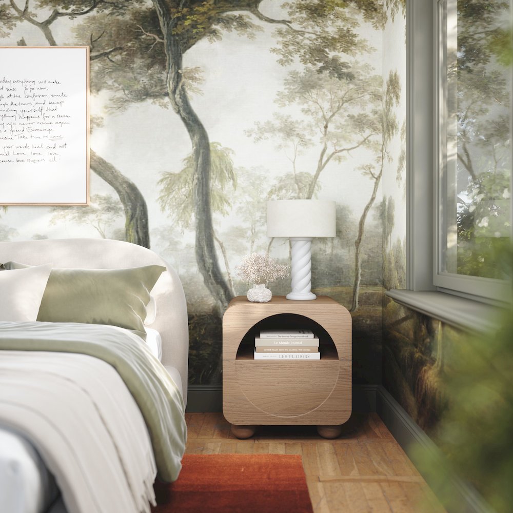 Moonrise Natural Ash Nightstand. Picture 2