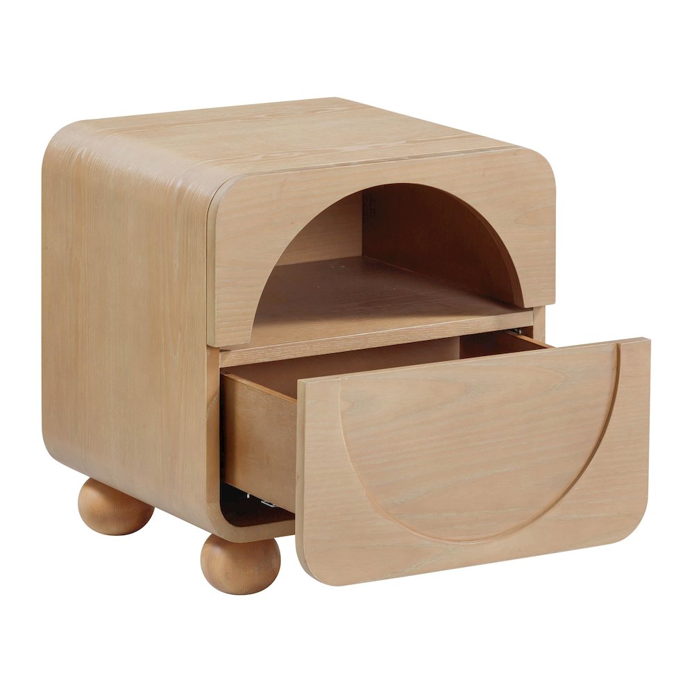 Moonrise Natural Ash Nightstand. Picture 4