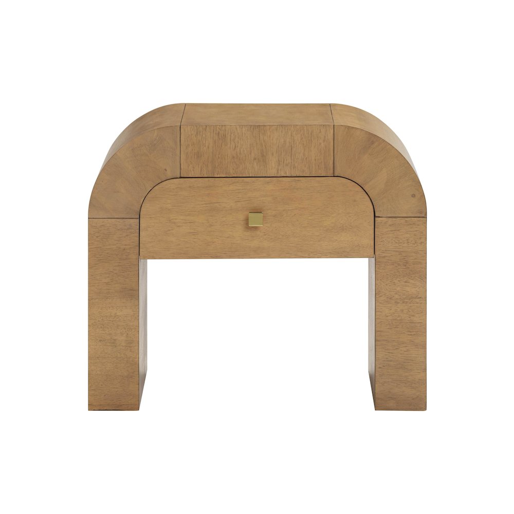 Hump Natural Nightstand. Picture 2
