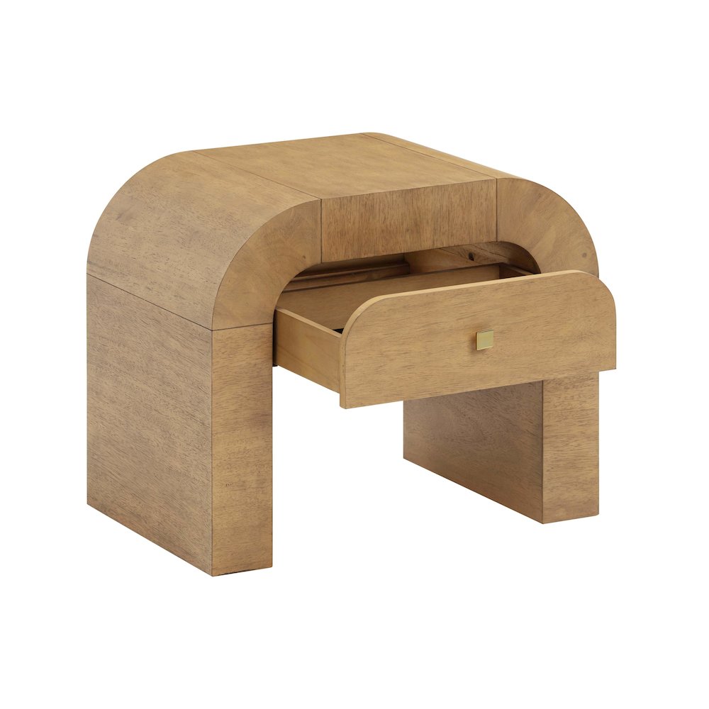 Hump Natural Nightstand. Picture 3
