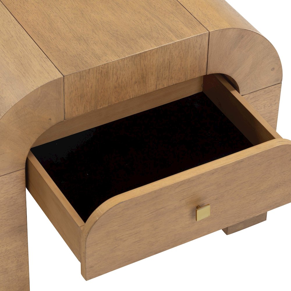 Hump Natural Nightstand. Picture 6