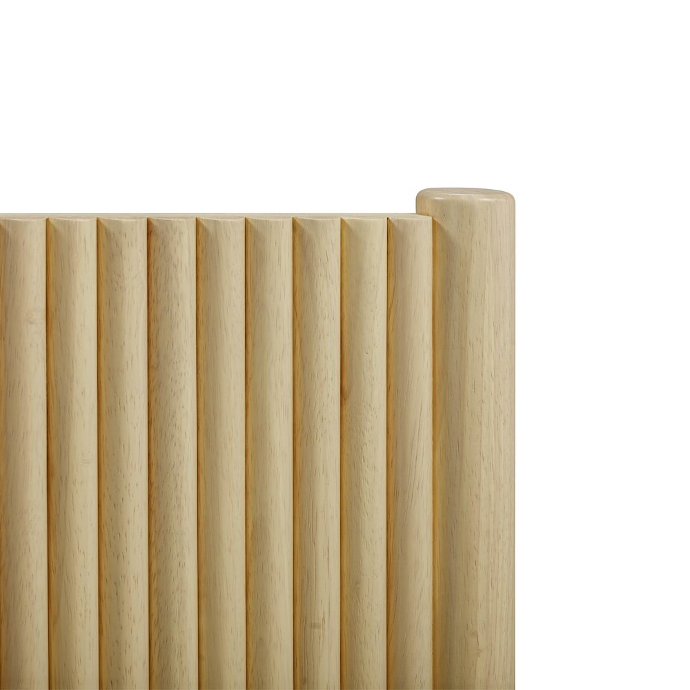 Tyla Natural Wood King Bed. Picture 5