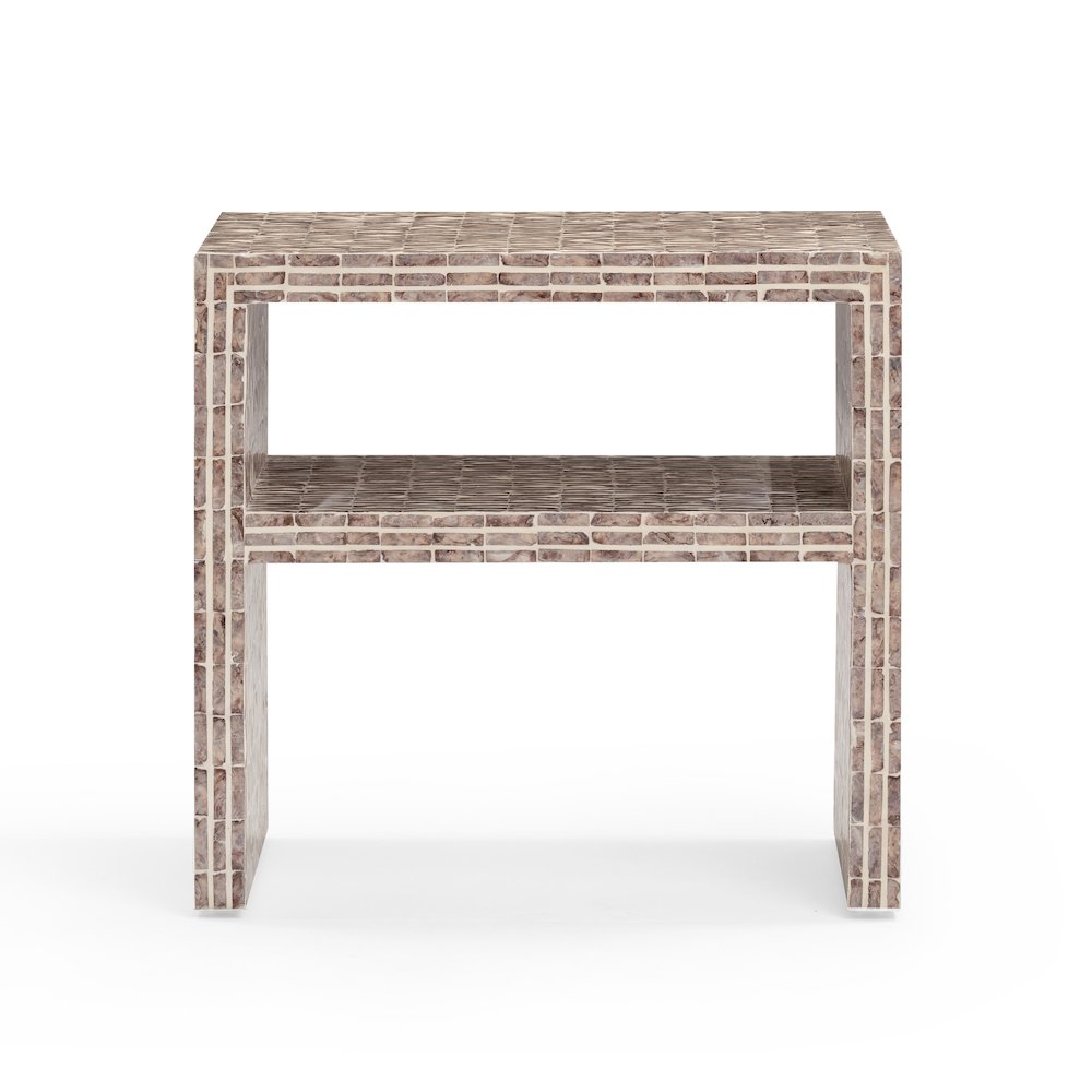 Derry Lavender Capiz Shell Nightstand. Picture 3