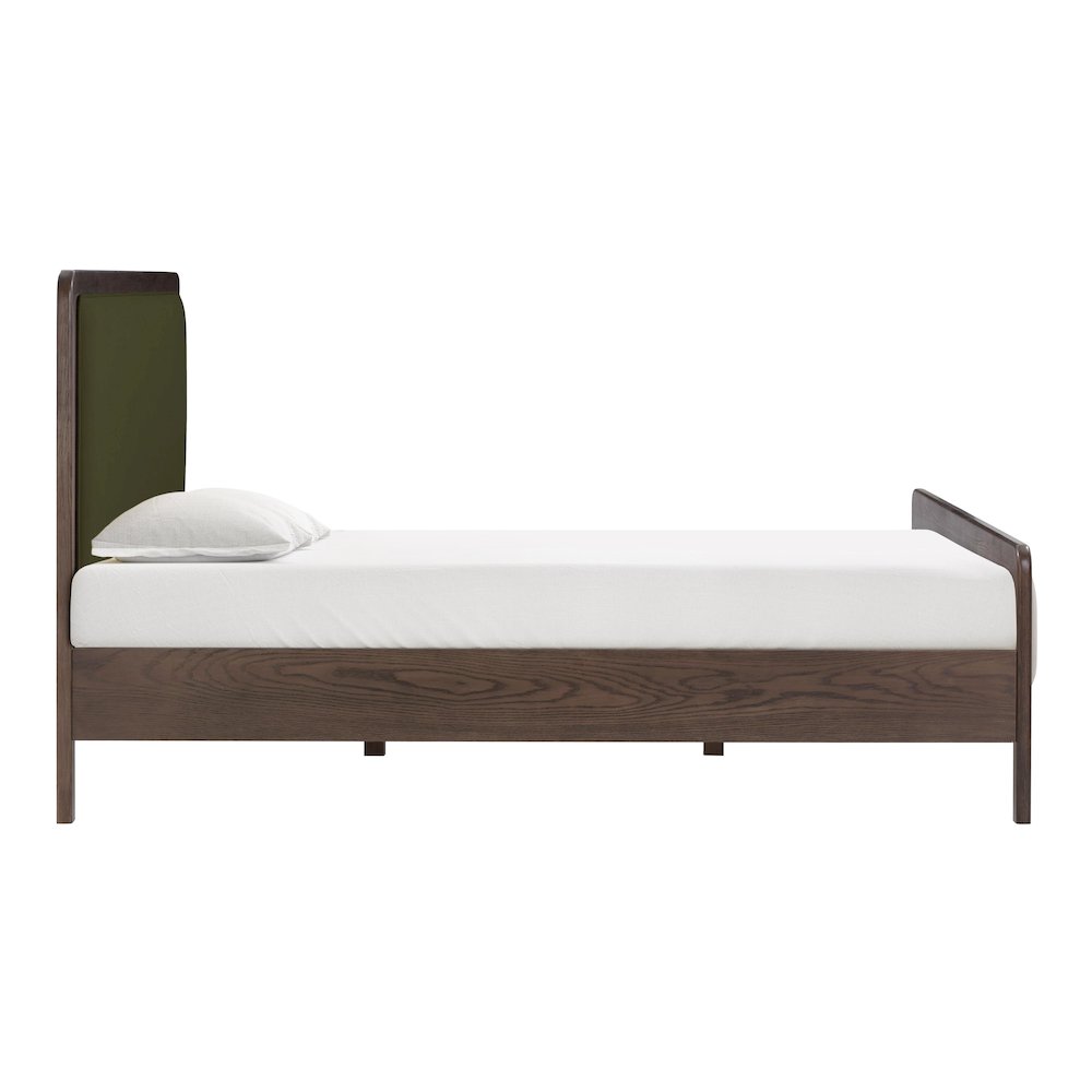 Hella Forest Green Velvet King Bed. Picture 4