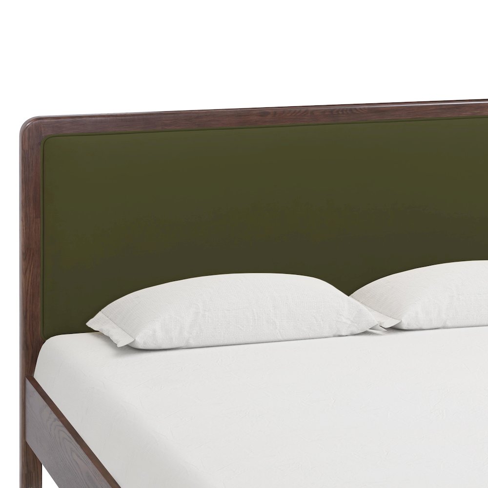 Hella Forest Green Velvet King Bed. Picture 6