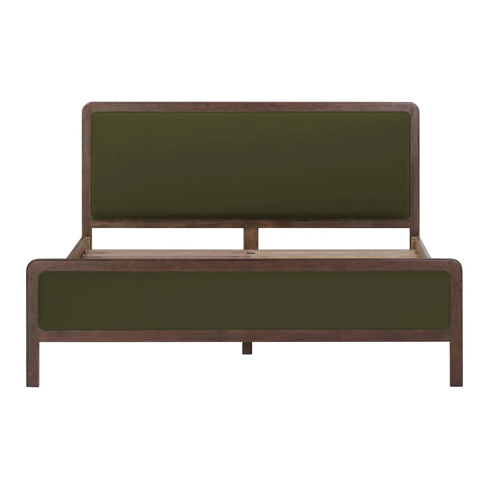 Hella Forest Green Velvet King Bed. Picture 7