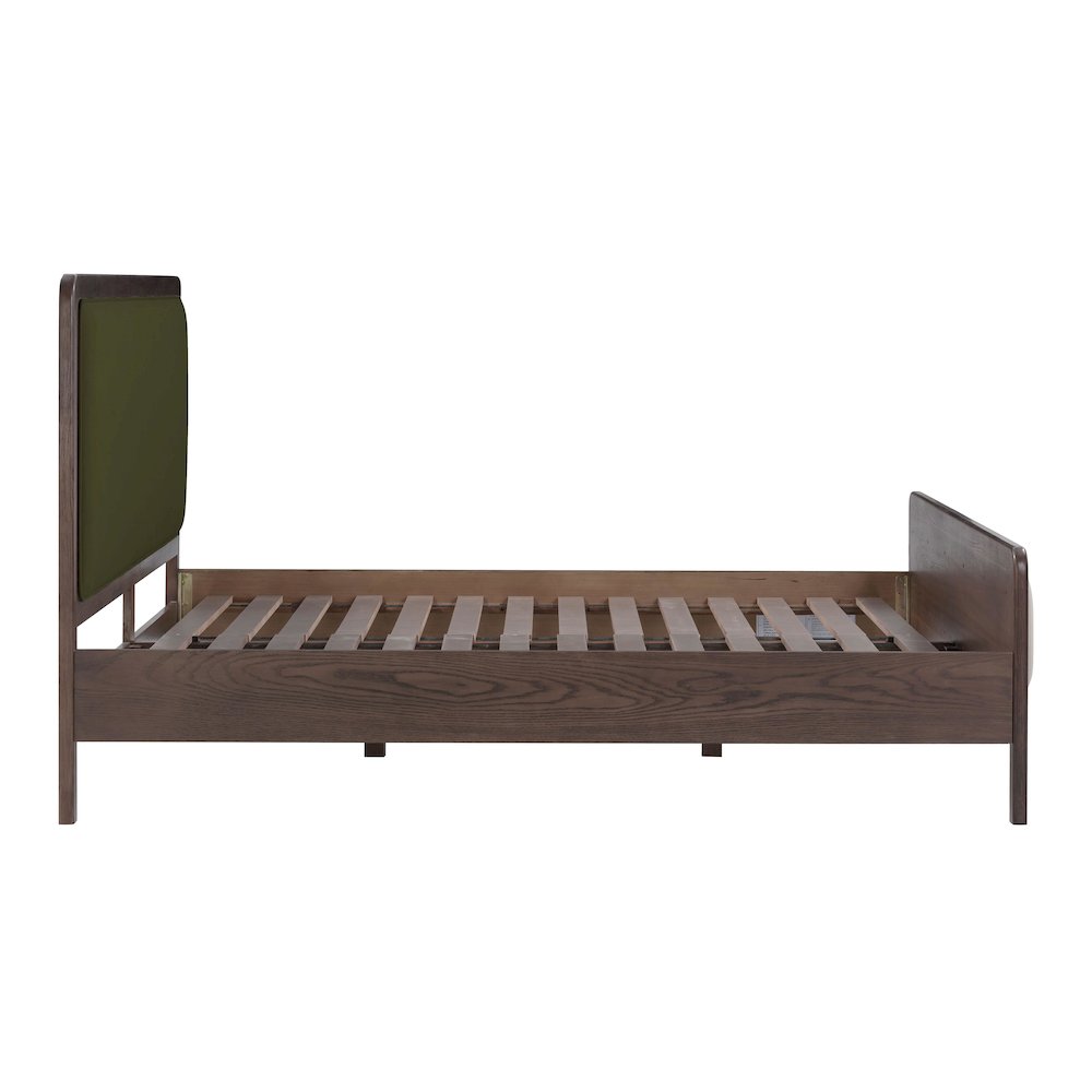Hella Forest Green Velvet King Bed. Picture 9