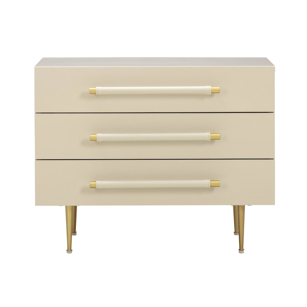 Trident Taupe Nightstand. Picture 1