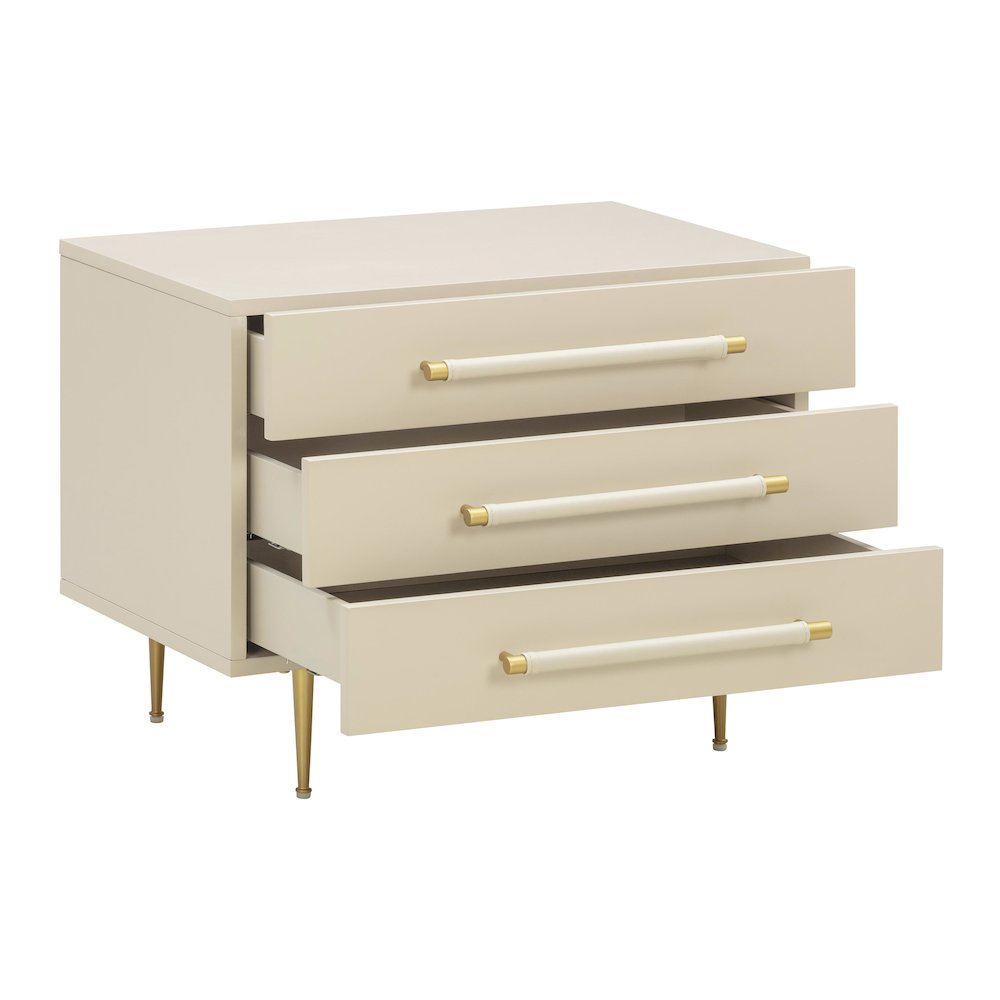 Trident Taupe Nightstand. Picture 4