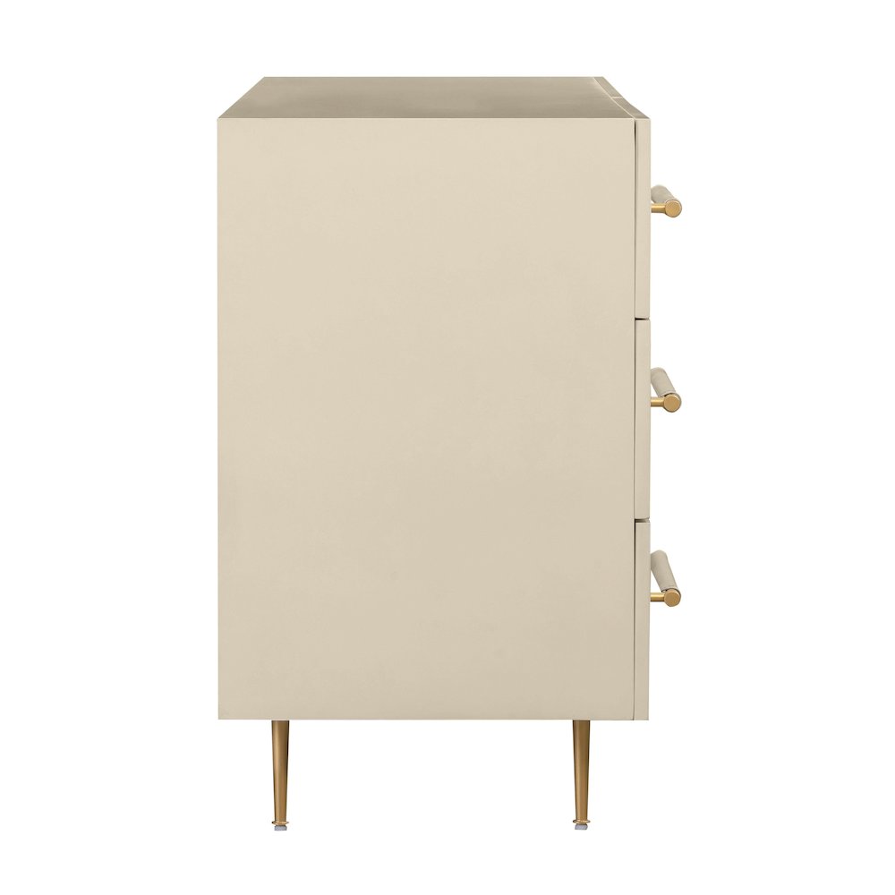 Trident Taupe 6 Drawer Dresser. Picture 5