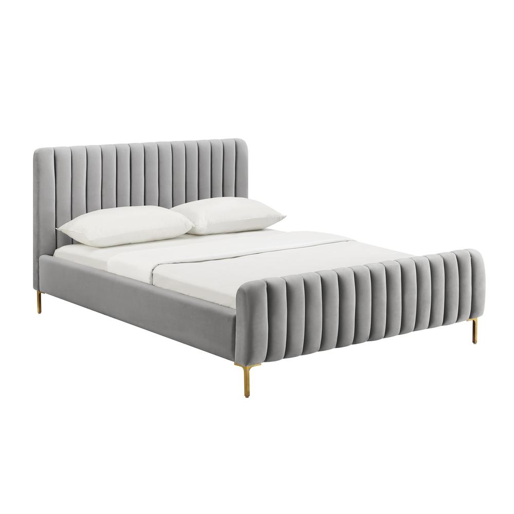 Angela Grey Bed in Full. Picture 1