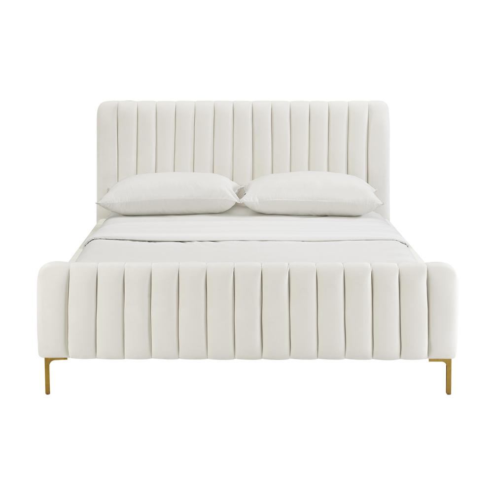 Angela Cream Bed in Full. Picture 2