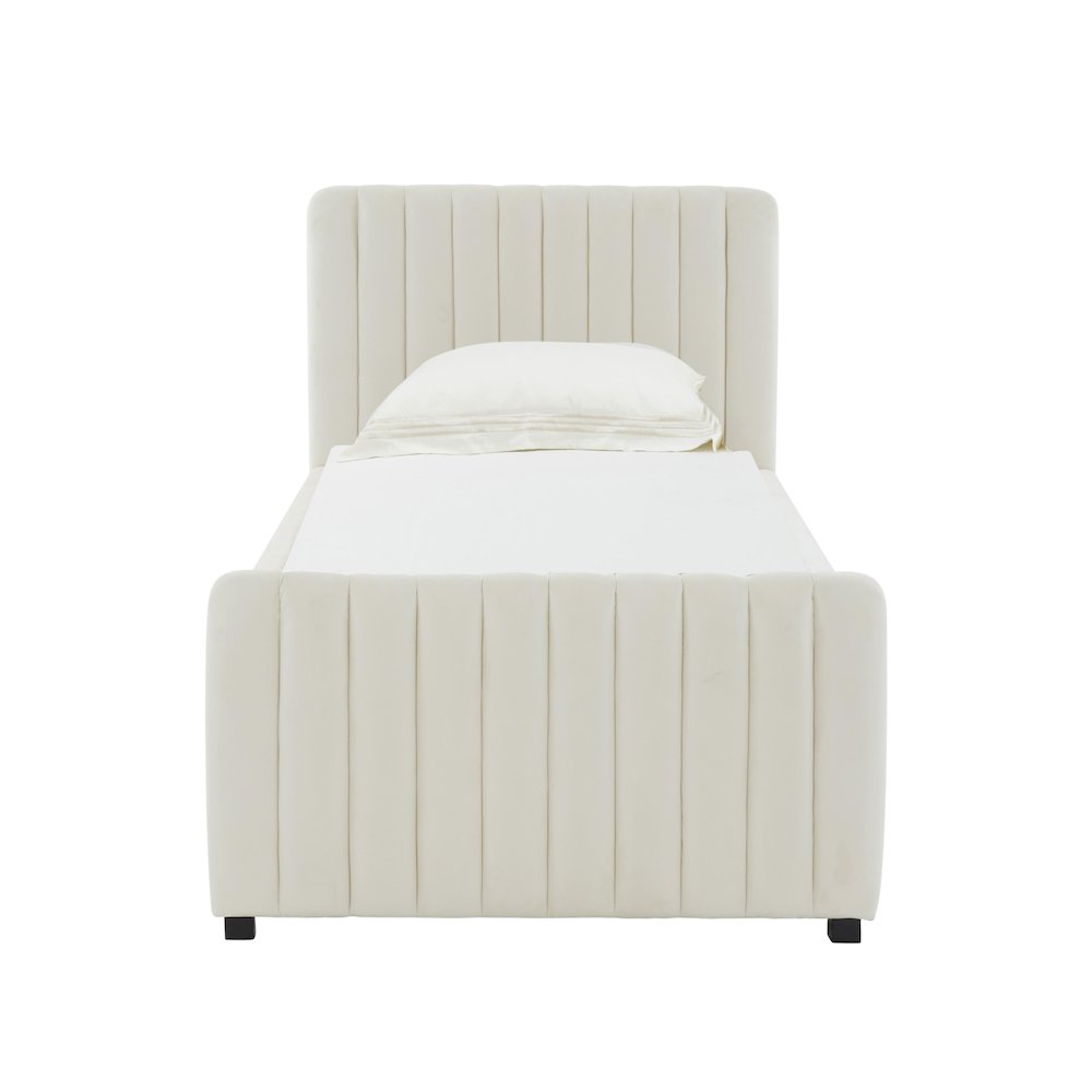 Angela Cream Trundle in Twin. Picture 4