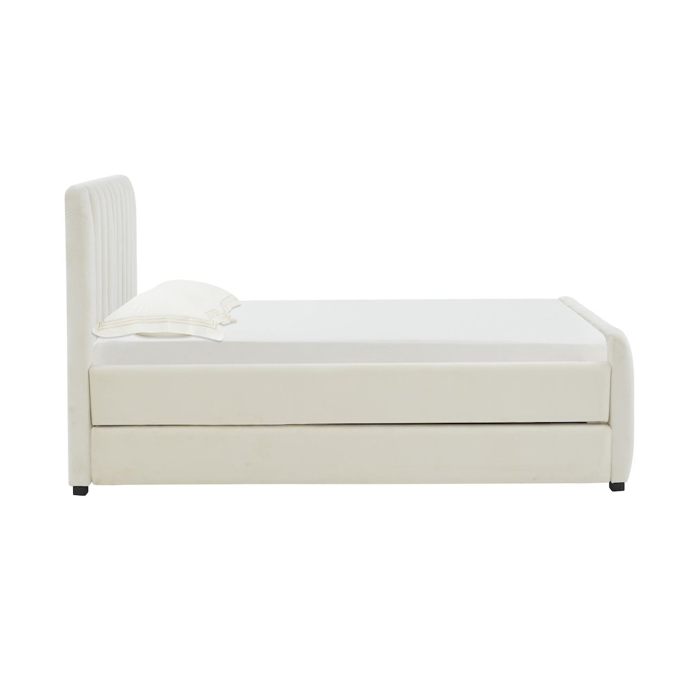 Angela Cream Trundle in Twin. Picture 5
