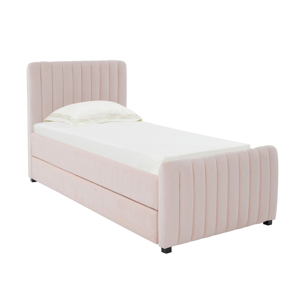 Angela Blush Trundle in Twin. Picture 3