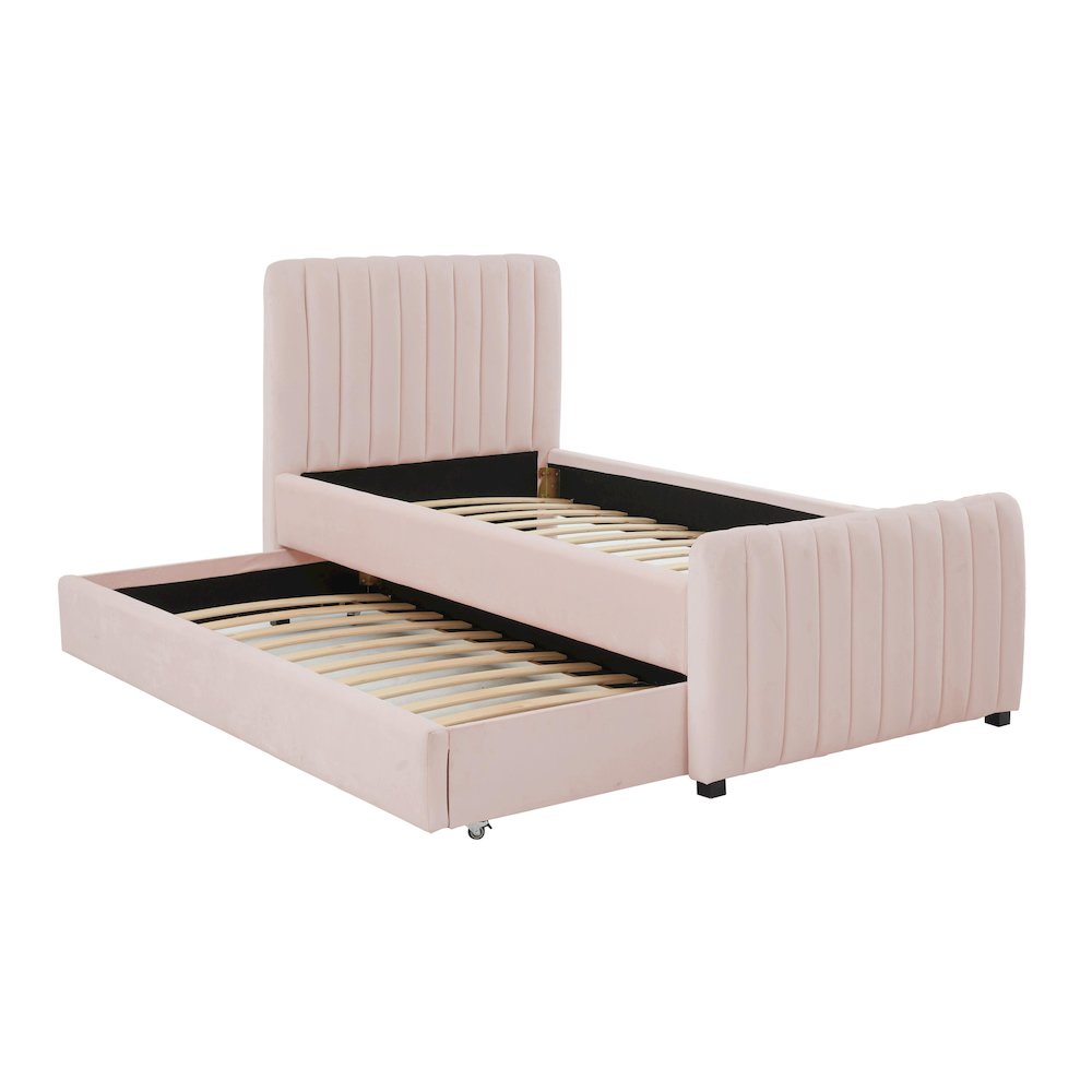 Angela Blush Trundle in Twin. Picture 6