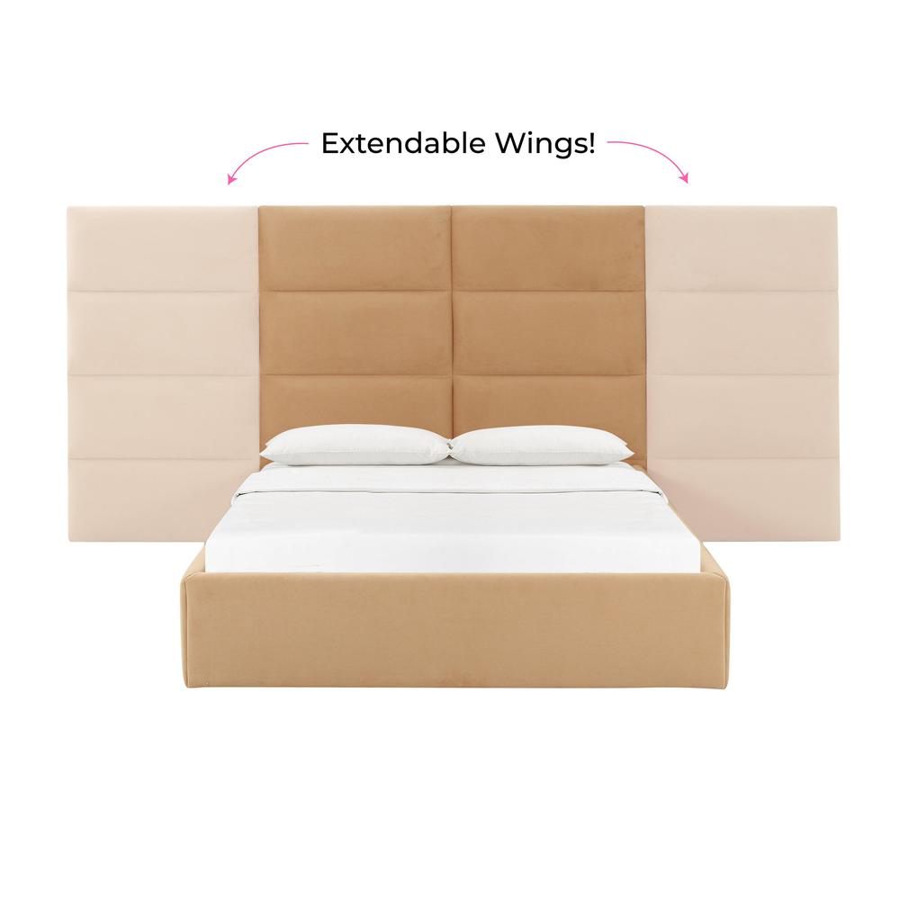 Eliana Honey Velvet Queen Wings (Set of 2). Picture 3